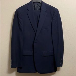 Pronto Uomo Platinum Navy Blue Suit